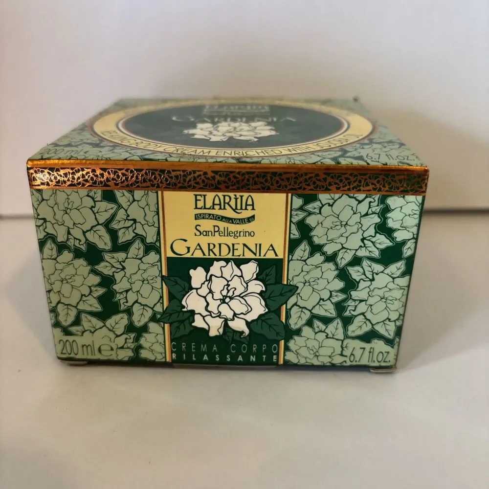 Perlier Elariia Gardenia Relaxing Body Cream Enriched with Jojoba Oil 6.7oz